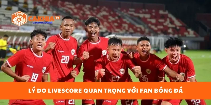 Lý do livescore quan trọng với fan bóng đá